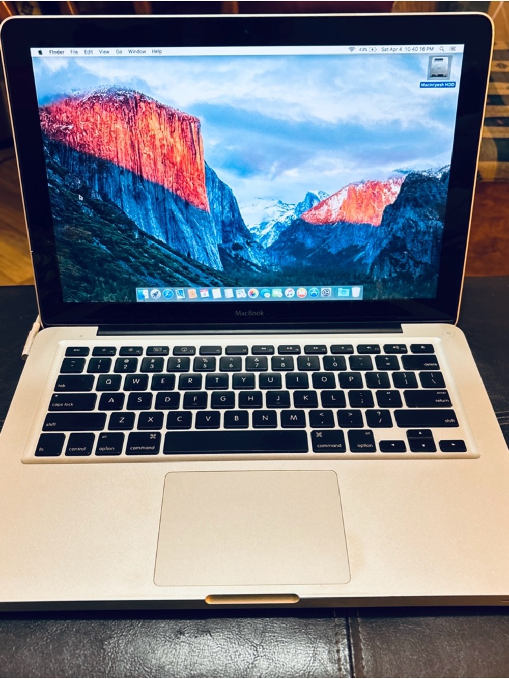 MacBook 5,1 2008 13.3" A1278 OS El Capitan 10.11.6 P7350 2 GHz 2GB RAM 1TB HDD